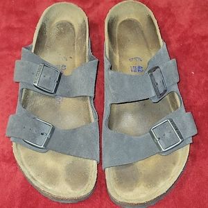 Gray Birkenstocks